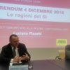 Il Sottosegretario on. Luciano Pizzetti, incontro sul Referendum, Sala Libretti del Giornale di Brescia 29.11.16